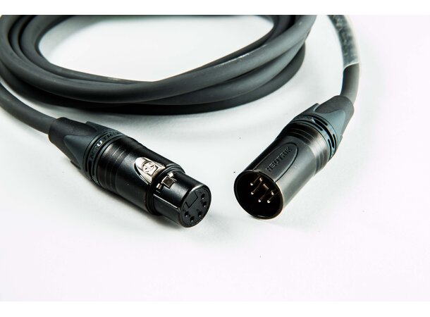 Procab PRD955, DMX-kabel, 3M 5pin Premium DMX-AES/EBU, XLR Han-XLR Hun
